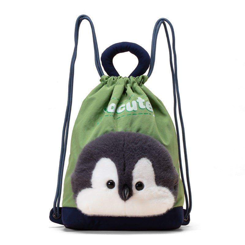 Mousse Rabbit Cartoon Backpack Drawstring Lightweight Plush Backpack Girly Heart Ugly Cute School Bag Cross-Border Foreign Trade Cloth Bag http://detail.1688.com/offer/964264265508.html