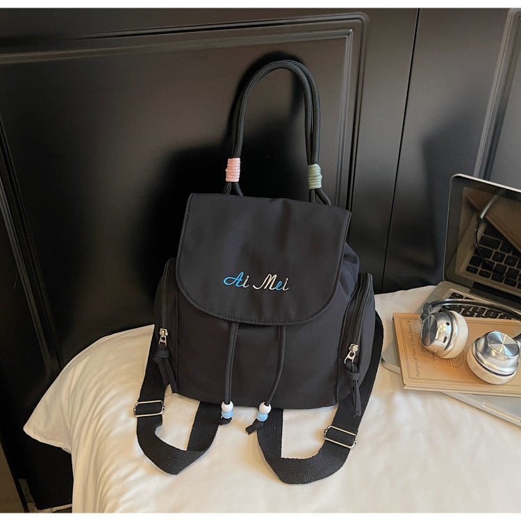 Foreign Order Fashion Super Popular Fresh Style Women's Backpack2025New Trendy and Stylish Handbag Commuting Small Backpack for Women