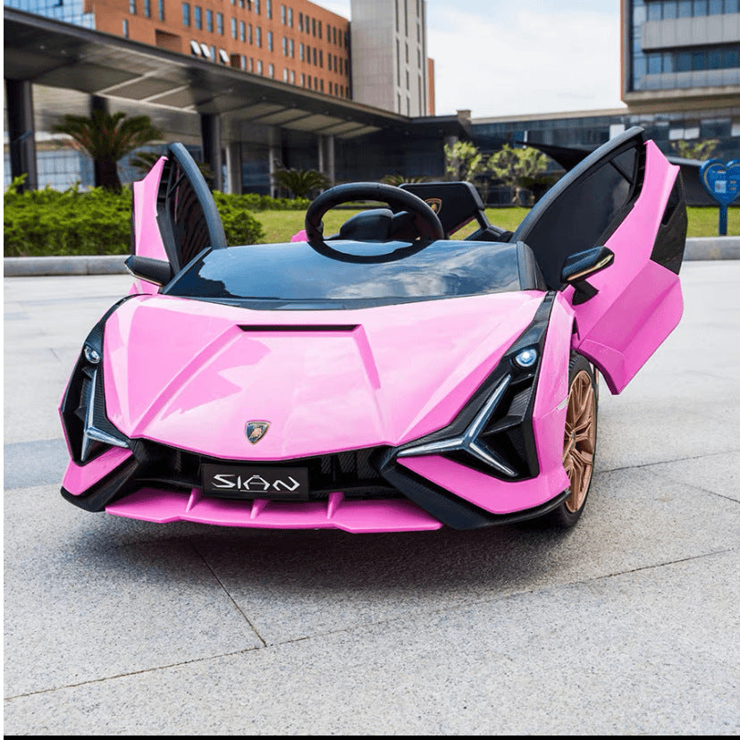 Suitable for Lamborghini Electric Car Toy Car, Ride-On Car for Kids, Universal Swing Remote Control Car for Children
