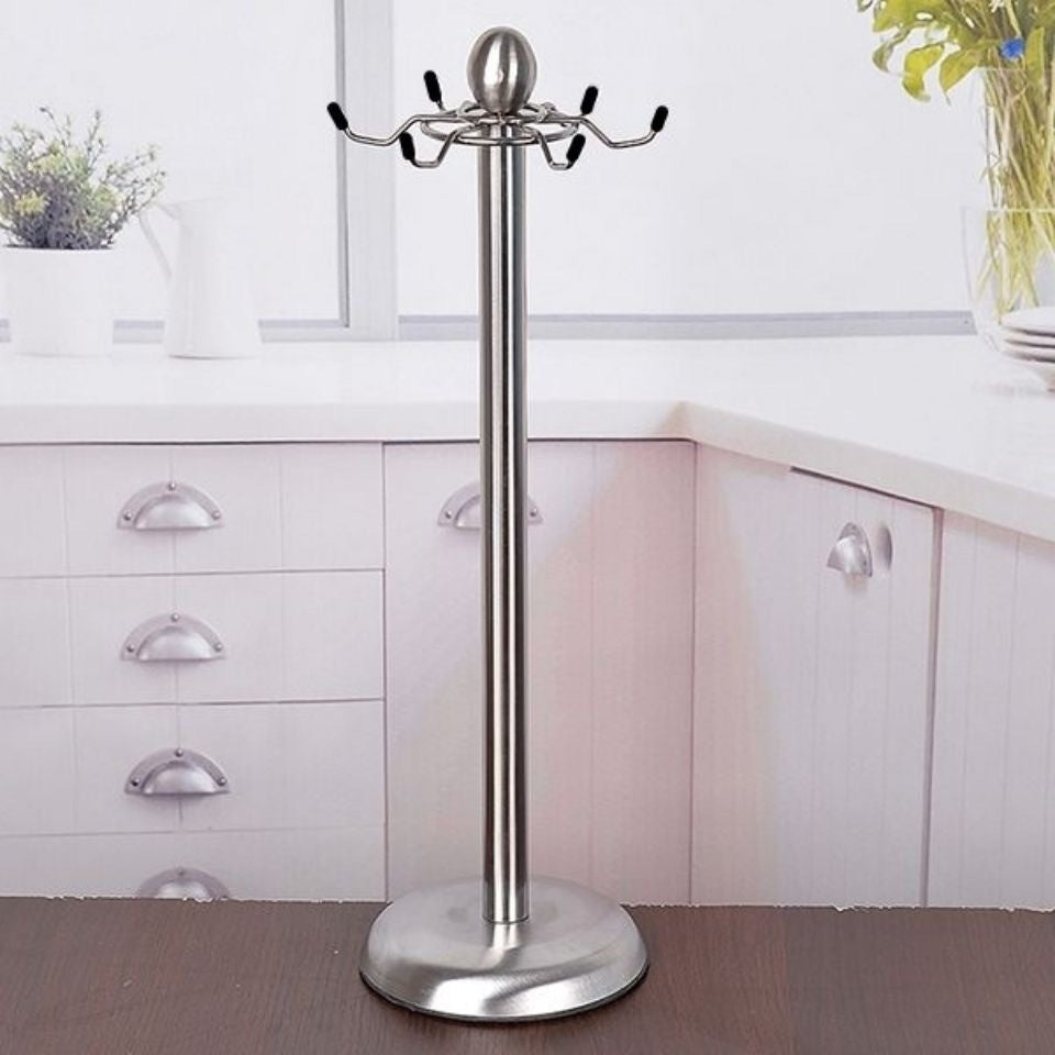 Kitchen Storage Rack Utensil Holder Spatula Spoon Hanging Rack Pot Spatula Holder Soup Spoon Spatula Draining Rack Household Hook Rack Floor-standing