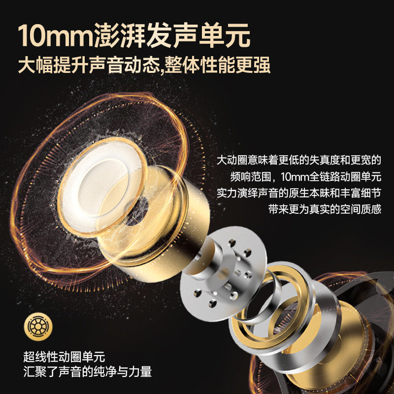 Cross-border One Circle Two Iron E-Sports In-Ear Over-Ear Wired Headphones Six Units Gaming Music HIFI Live Streaming Headphones