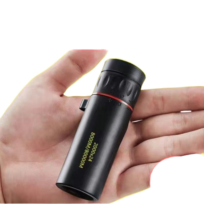 High Magnification HD Night Vision Telescope, Wall-Penetrating Monocular, Mobile Phone Bird Watching, Photography, Portable Outdoor Performance