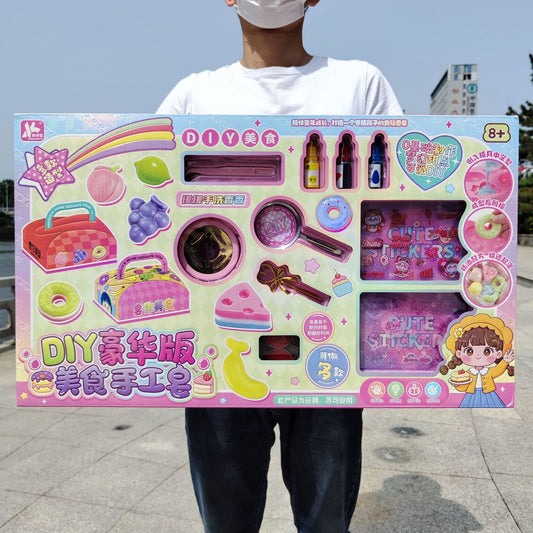 girl DIY Gourmet Handmade Soap Material Puzzle Set Training Institution Enrollment Children's Toys Gift Wholesale