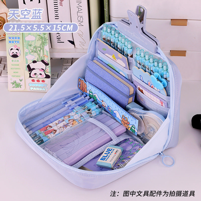 Back-to-School Season Stationery Box for Elementary School Students with a High-End Feel12Layer Pencil Case ins High-Quality Multi-Functional Stationery Bag Pencil Case http://detail.1688.com/offer/965484230964.html