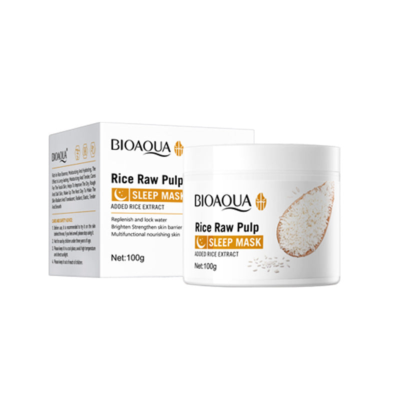 Full English Rice Skincare Set BIOAOUA Rice Puree Series Six-Piece Set Box Cross-Border Wholesale