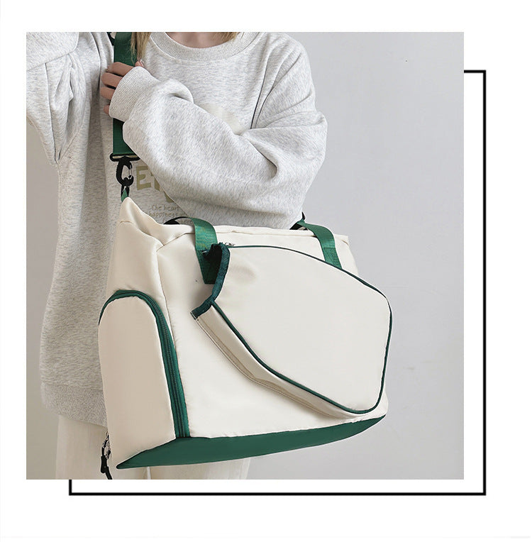 Cross-border New Trendy Sports Gym Bag Large Capacity Casual Fashion Travel Bag Water-resistant Commuter Crossbody Bag for Women