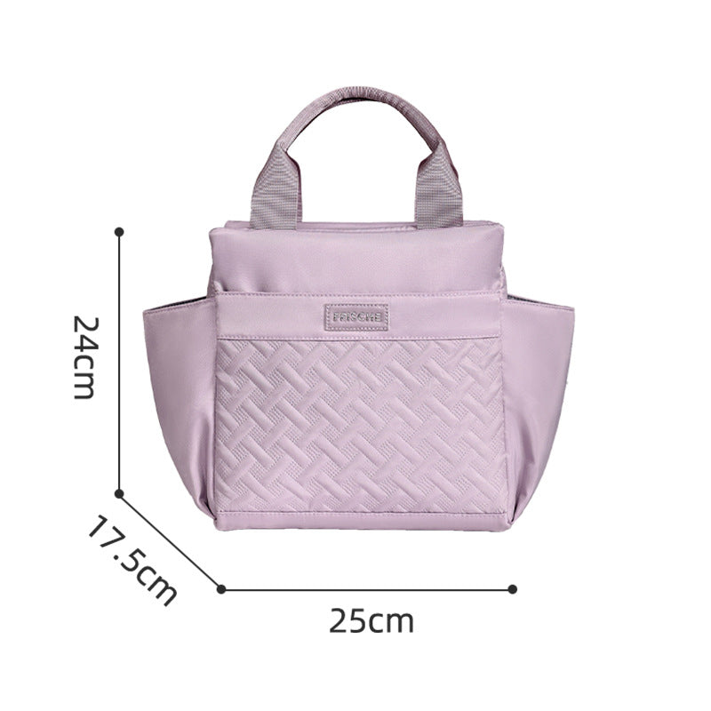 Runhui Croissant Lunch Bag Office Worker Lunch Box Handbag Student Lunch Box Bag Fresh-Keeping Ice Bag Outdoor Insulated Bag
