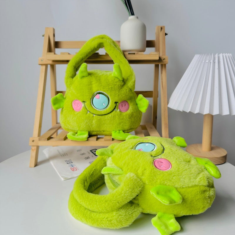Manufacturer Wholesale Plush Handbag81-inch Claw Machine Doll Cartoon Cute Plush Toy 8inch Claw Machine Toy