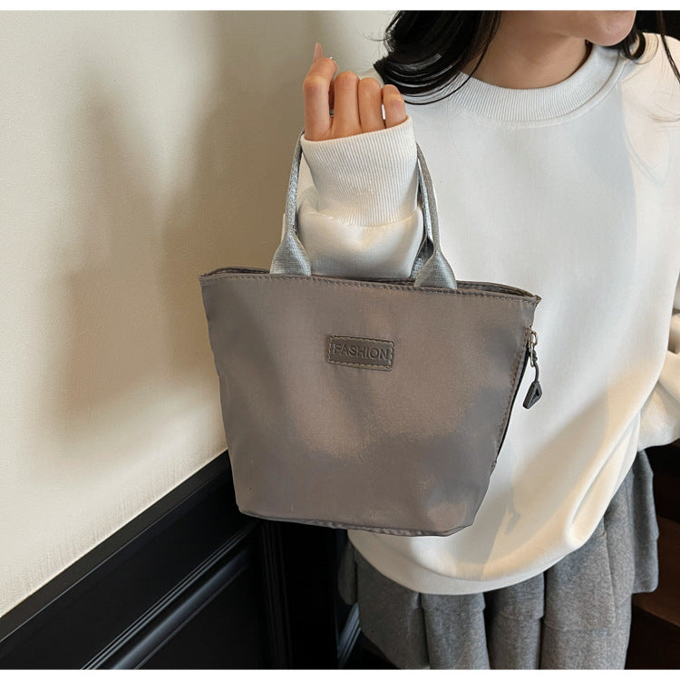 Casual Single Shoulder Crossbody Bag New Model Phone Small Square Bag Versatile Shopping Handbag Lightweight Water-Resistant Nylon Bag