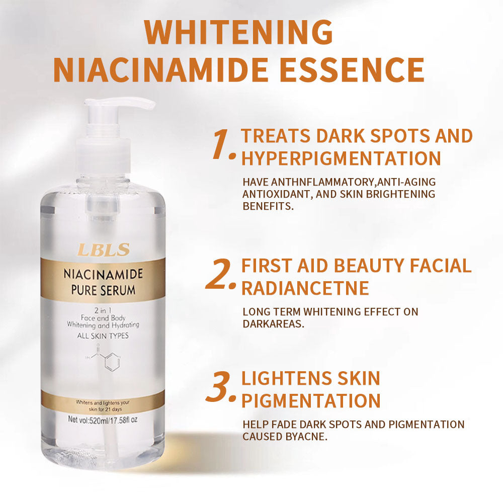 Cross-border hot sale LBLS Niacinamide Essence Brightens Skin, Hydrates, Moisturizes, Skincare, Locks in Moisture, Rejuvenates Skin Wholesale