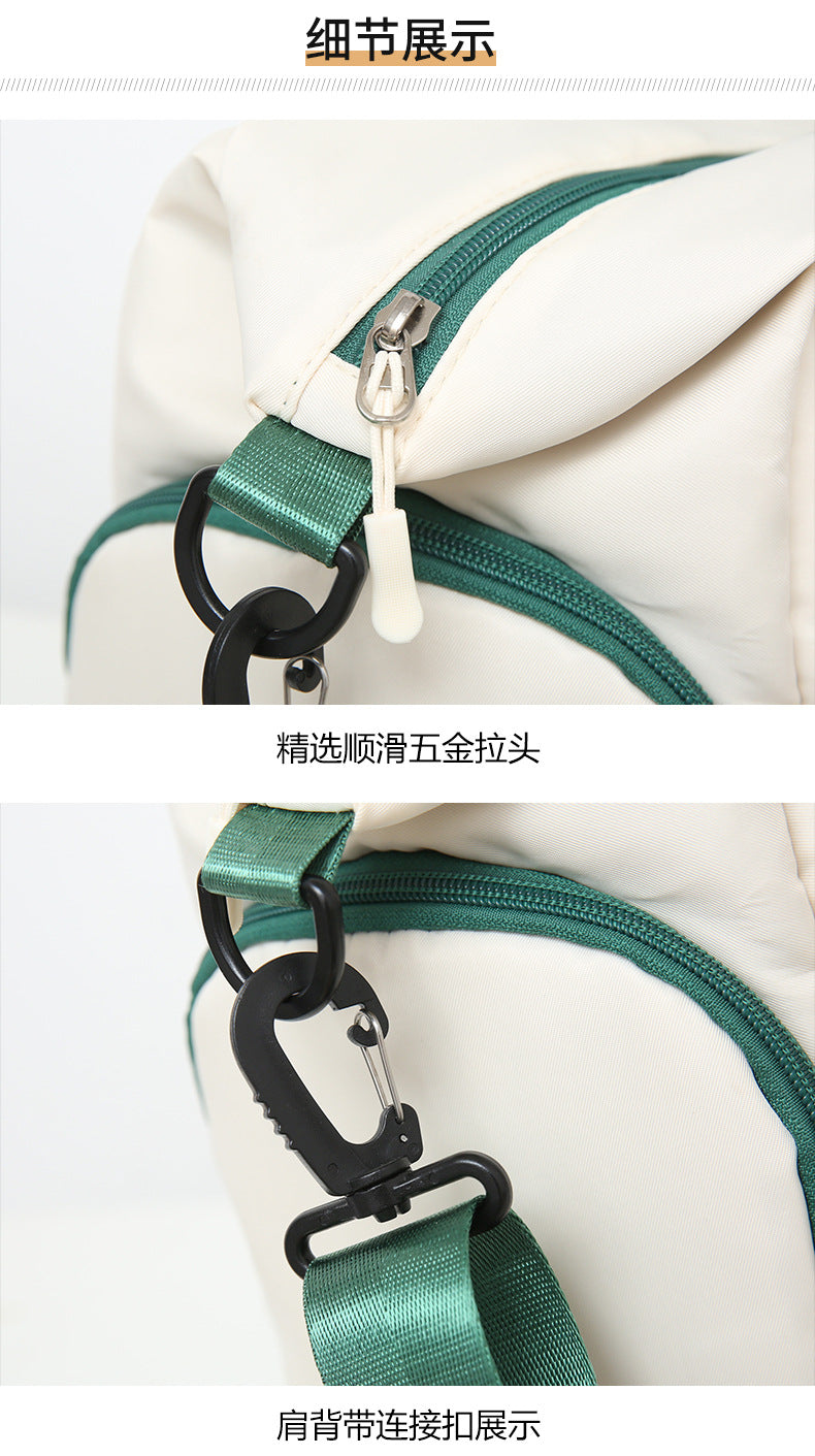 Cross-border New Trendy Sports Gym Bag Large Capacity Casual Fashion Travel Bag Water-resistant Commuter Crossbody Bag for Women