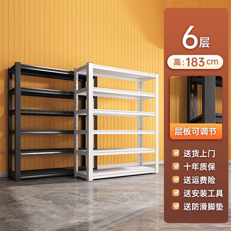 Home Storage Rack Multi-layer Organizer Floor-standing Living Room Balcony Kitchen Storage Rack Miscellaneous Organizer Iron Shelf