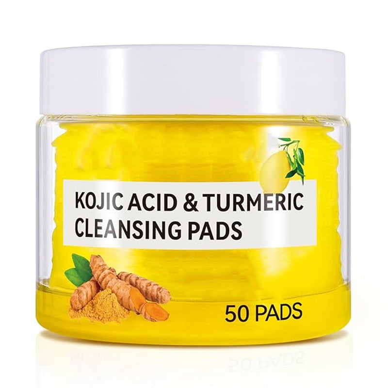 Cross-border foreign trade turmeric cleansing pads Turmeric Cleansing Pad Exfoliating Cleansing Facial Care