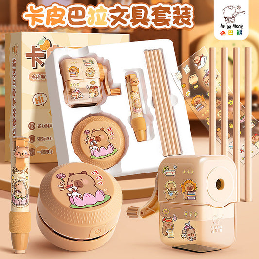 Kaba Bear Stationery Set Gift Box Cartoon Multi-Scene Use Student Graduation Gift Back-to-School Season Stationery Big Gift Pack http://detail.1688.com/offer/914519778285.html