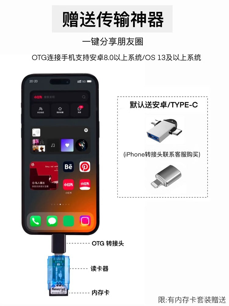 Mini Student Party Thumb Camera Campus ccd Digital birthday gift photo and video children's toy