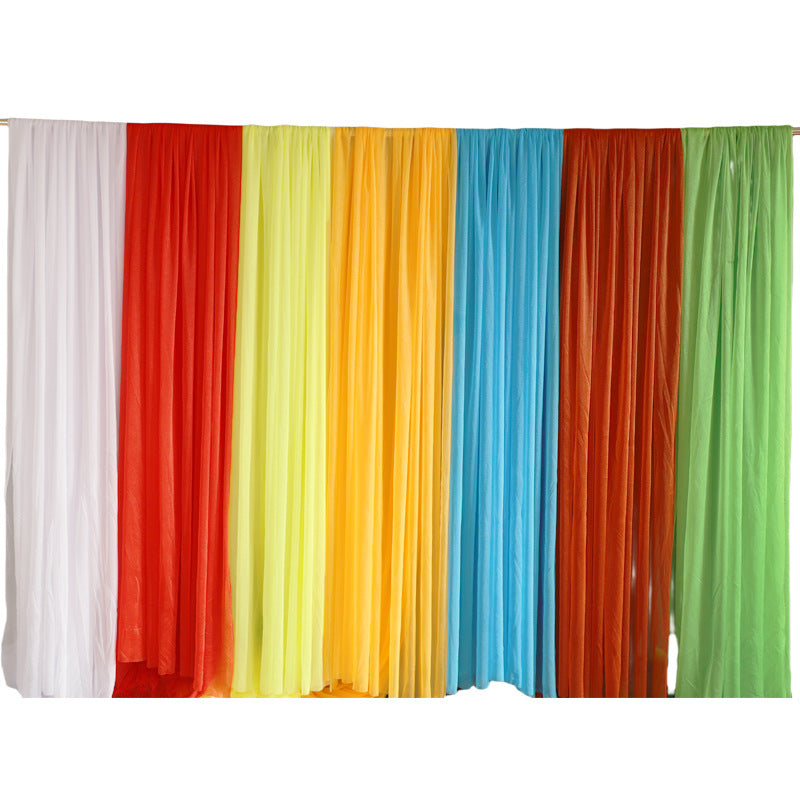 Internet Celebrity Style Wind-Driven Sheer Curtain Ceiling Hotel Restaurant Homestay Atmosphere Decoration Outdoor Wedding Scenic Spot Seaside Tent Sheer Curtain