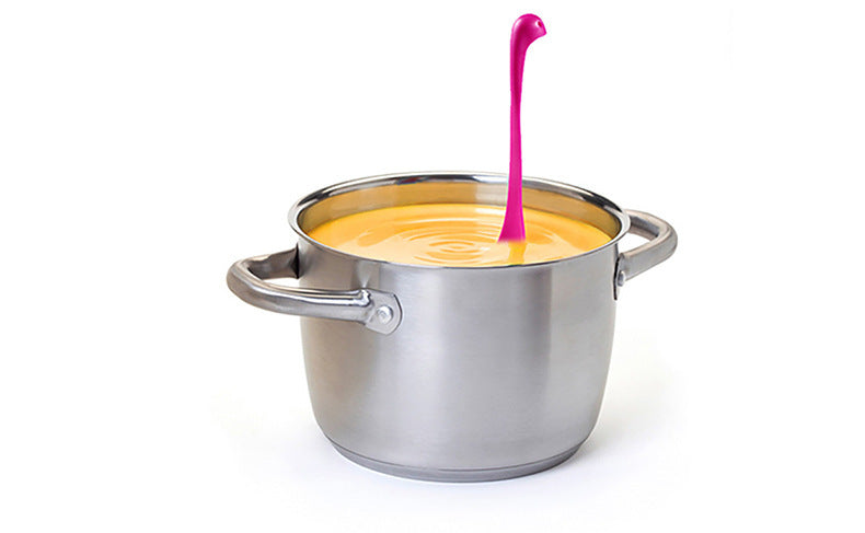 Amazon Creative Loch Ness Monster Spoon Cartoon Food Grade Plastic Spoon Kitchen Tool Manufacturer Wholesale