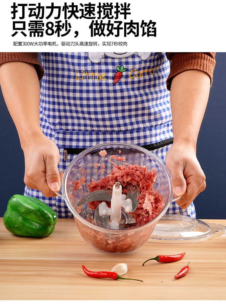 Kitchen Household Electric Meat Grinder Stainless Steel Multifunctional Meat Mincer Mixer Food Processor Small Meat Chopper