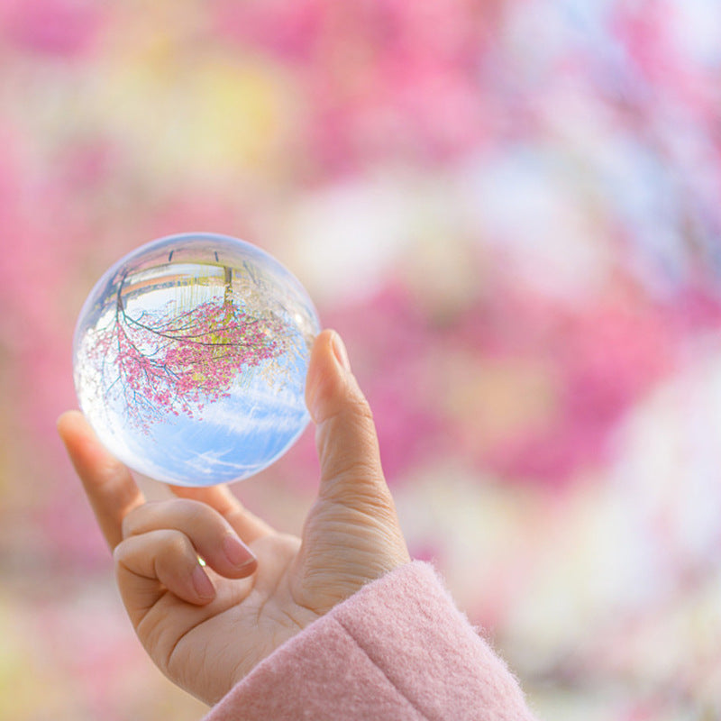 Nordic Light Luxury Metal Leaf Crystal Ball Ornament for Study Room Bookshelf Wine Frame Model Room Entrance Decoration Ornament