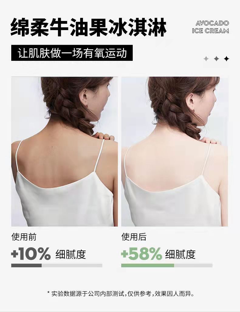 Yinmei Avocado Scrub Body Scrub Exfoliating Skin Care Moisturizing Care TikTok Hot Sale Wholesale