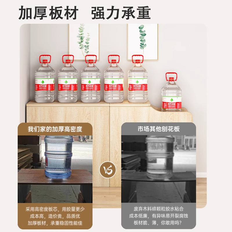 Narrow Bedside Cabinet Bed End Cabinet Wall-Mounted Long Storage Cabinet Shelf Simple Bedroom Gap Bedside Storage Narrow Cabinet