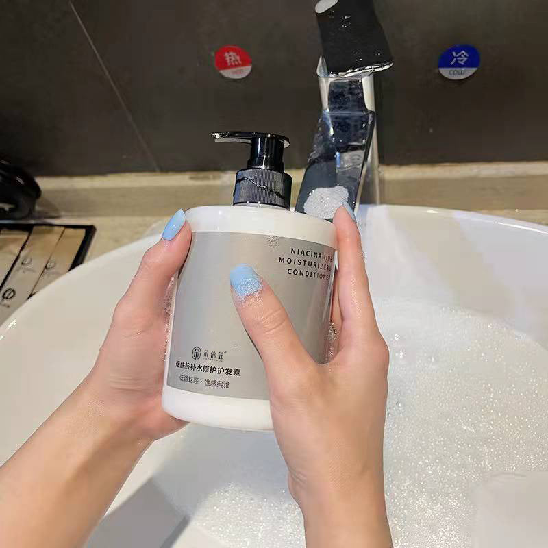 Internet Celebrity Hot-Selling Niacinamide Smooth Hair Conditioner Oil Control Anti-Dandruff Shampoo Body Wash Set Long-Lasting Fragrance Hair Care
