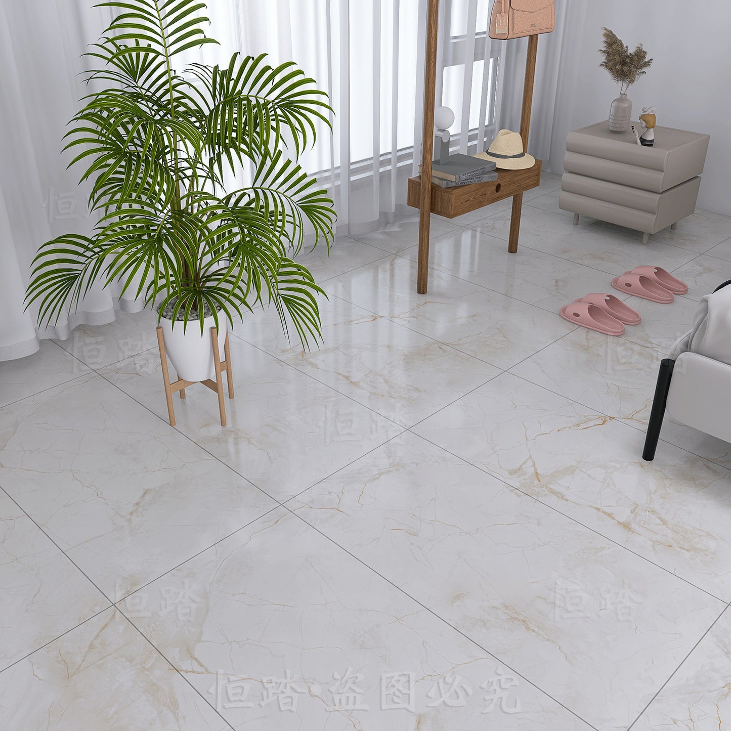 Cement Floor Directly Laid Carpet Thickened Floor Mat Bedroom Large Area Floor Sticker E-commerce