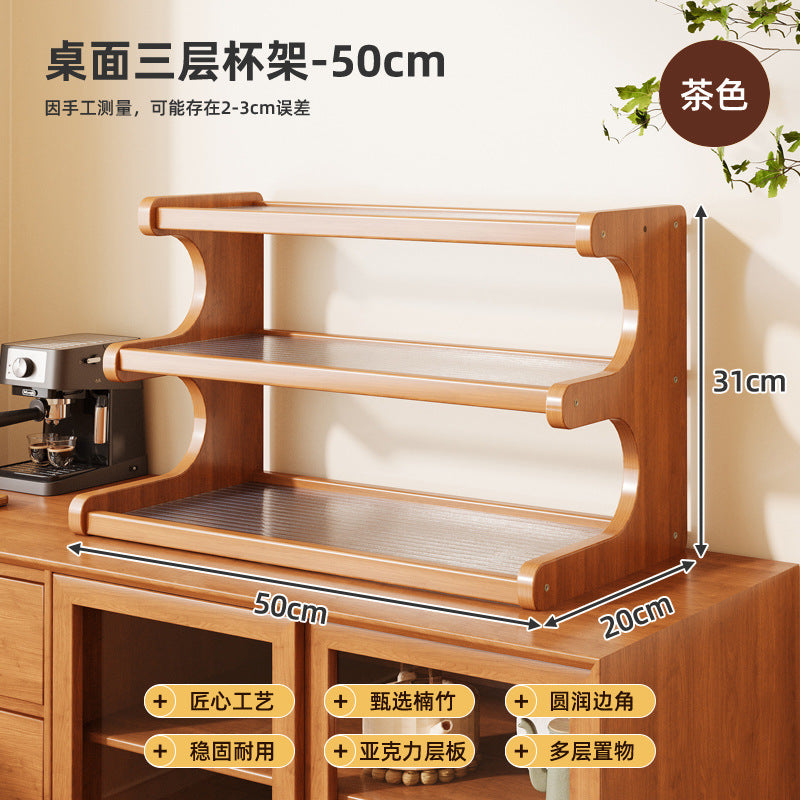 Cup Holder Storage Rack Cup Organizer Shelf Dining Table Countertop Desktop Tea Cup Coffee Cup Water Cup Storage Entryway Placement