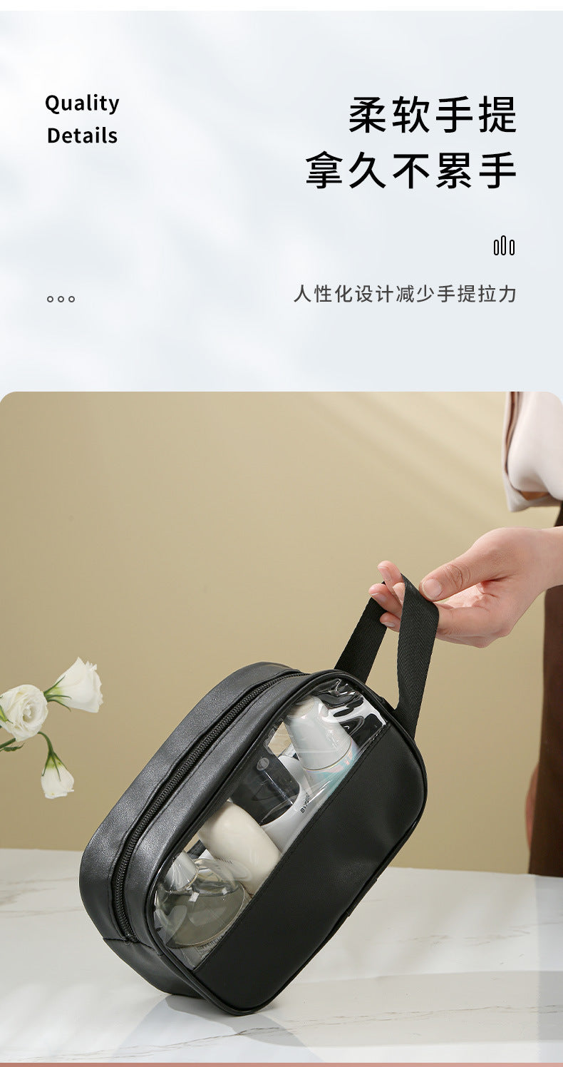 Transparent Cosmetic Bag New Large Capacity Waterproof Visual Portable Women's Travel Toiletry Bag Cosmetic Storage Bag