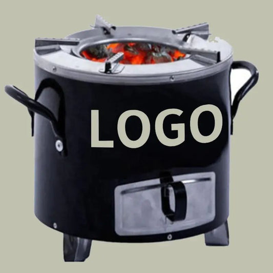 Stainless Steel Household Firewood Stove Firewood Stove Multifunctional African Stove cook stove Outdoor Camping Wood Stove