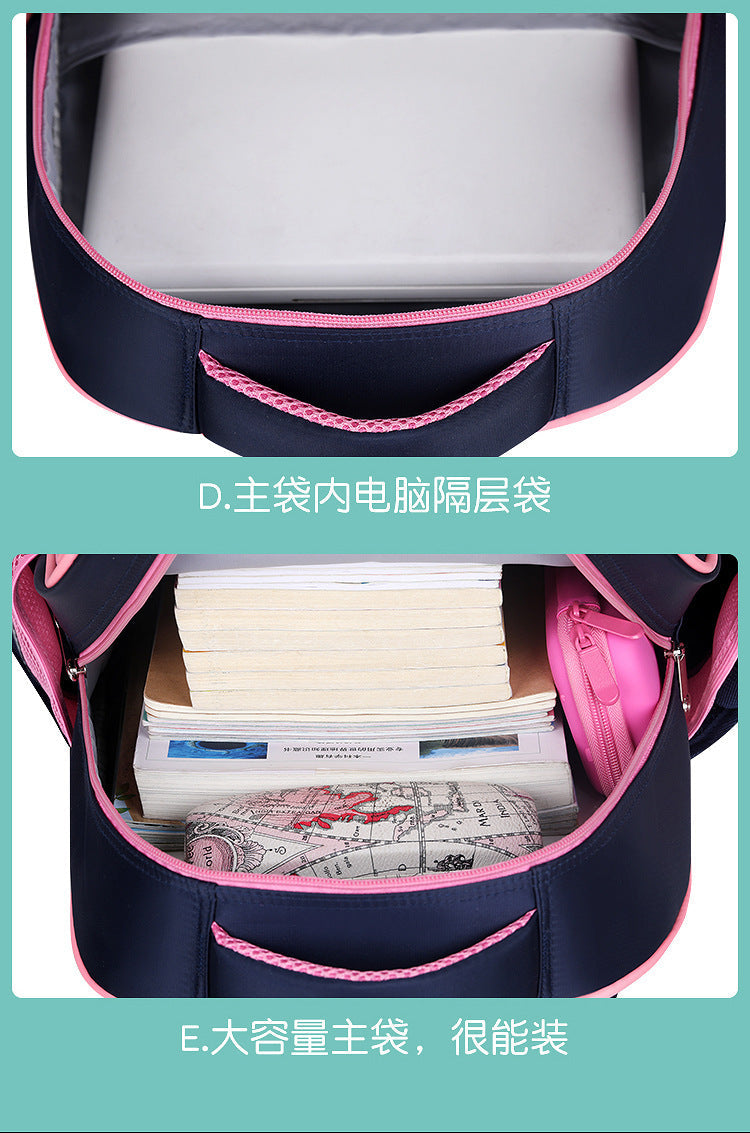 【Get Pencil Case for Free】Back-to-School Season Elementary School Student Backpack for Children1-3-6Grade Backpack6-9-12First Birthday Bag http://detail.1688.com/offer/651534241023.html