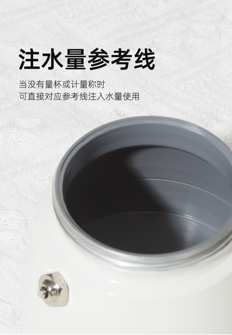 Moka Pot Home Use Small Coffee Pot Coffee Brewing Set Double Valve Hand Brew Pot Espresso Extraction Italian Coffee Machine
