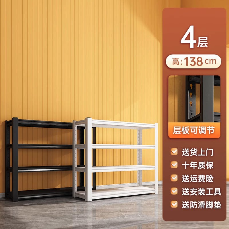 Home Storage Rack Multi-layer Organizer Floor-standing Living Room Balcony Kitchen Storage Rack Miscellaneous Organizer Iron Shelf