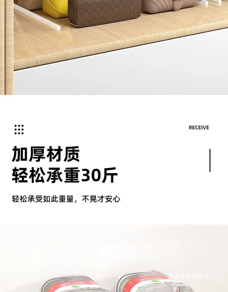 Bag Storage Rack Organizer Shelf for Bags Storage Cabinet Wardrobe Clothes Layered Partition Storage Box Placement Rack