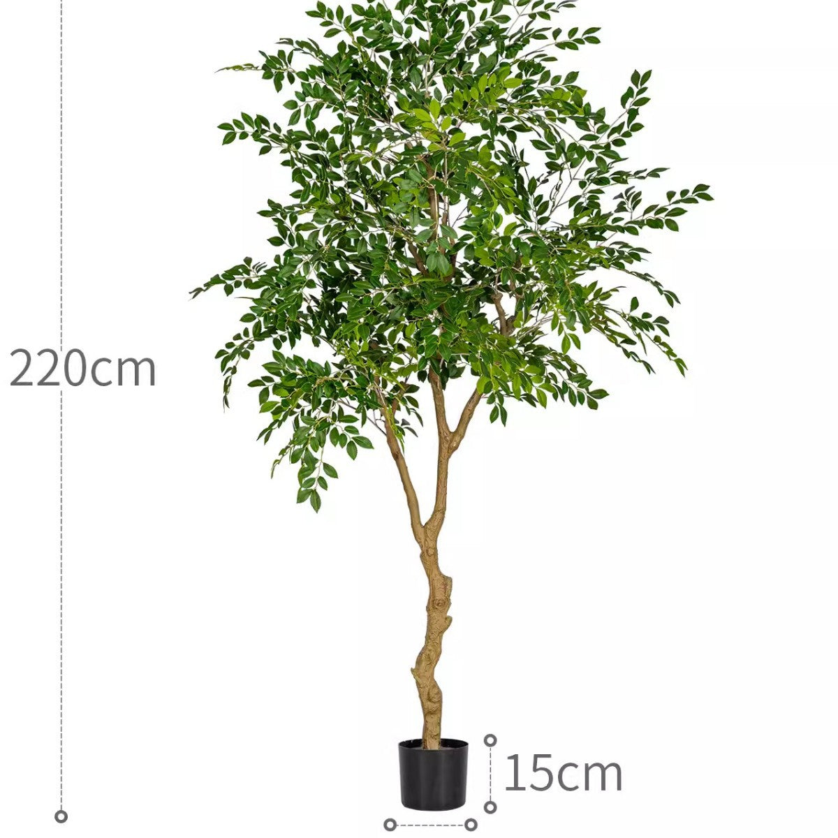 High-End Artificial Green Plant Elm Money Tree Banyan Tree Large Floor Plant Indoor Living Room Atmosphere Fake Tree Landscaping Decoration