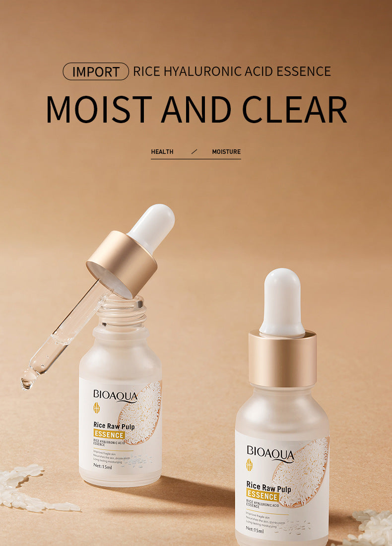 Full English Rice Skincare Set BIOAOUA Rice Puree Series Six-Piece Set Box Cross-Border Wholesale