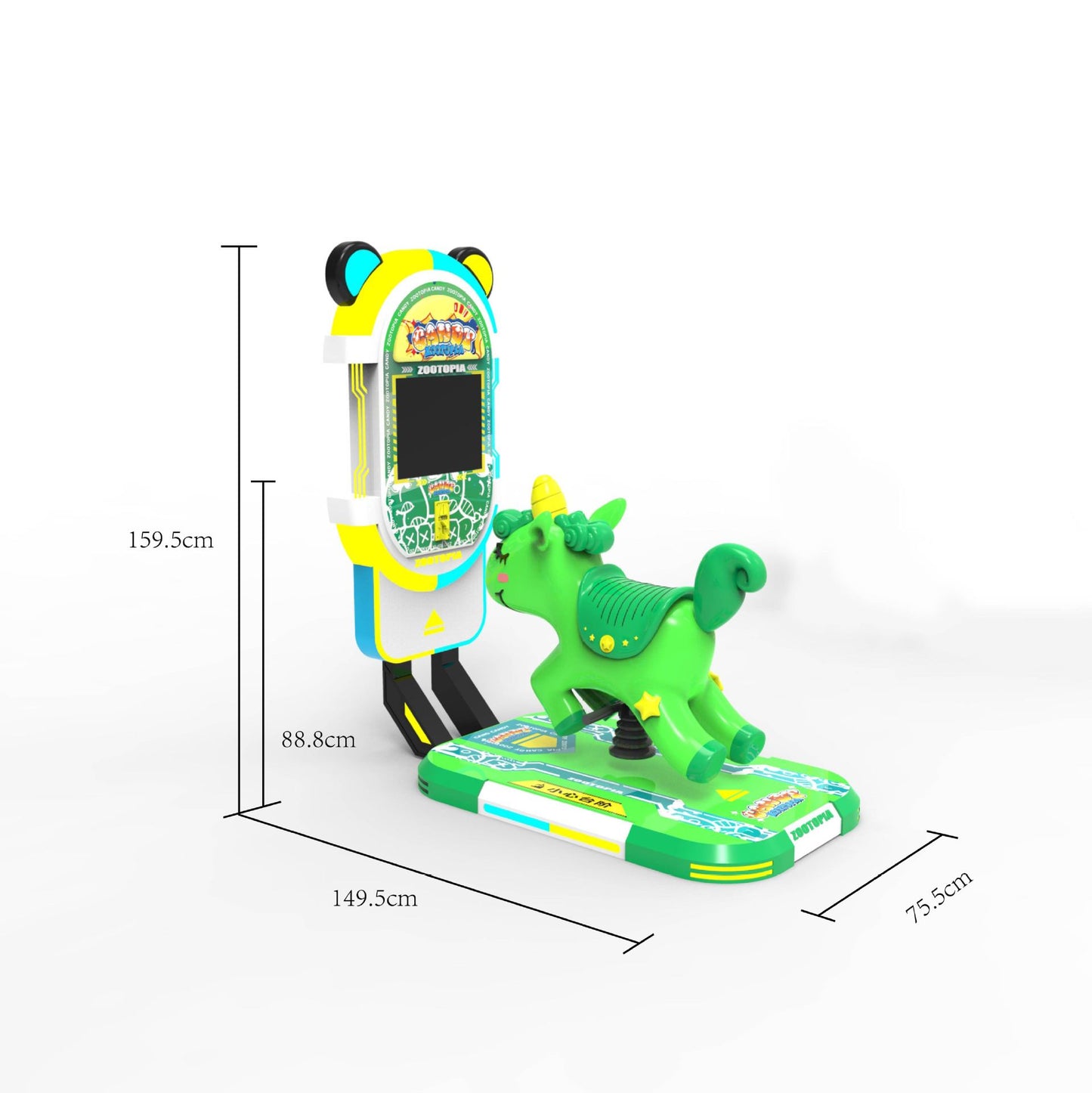 New Model Children's Coin-Operated QR Code Electric Airplane Motorcycle Police Car Rocking Car Commercial Fiberglass Swing Machine Game Machine