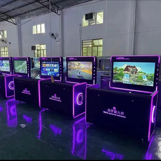Metaverse Shared Arcade Commercial Internet Celebrity Game Machine Coin-Operated QR Code Arcade Game Equipment Cross-Border English Version