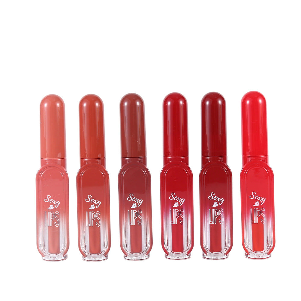 New Lip Gloss Six-color Lip Gloss Multi-color Optional Create Sexy Lip Makeup Color Rendering Long-lasting Waterproof Color Lifting