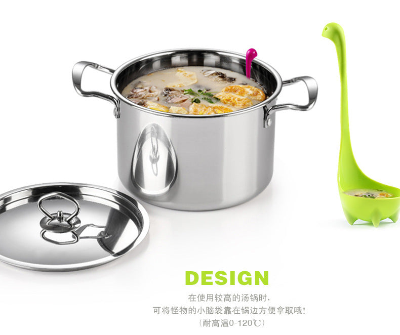 Amazon Creative Loch Ness Monster Spoon Cartoon Food Grade Plastic Spoon Kitchen Tool Manufacturer Wholesale