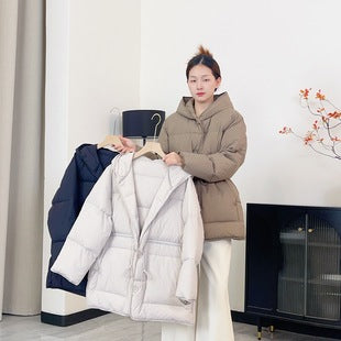 Anchor Red Autumn Winter New High-Quality Wool Base Shirt Women's Half Turtleneck Superfine Wool Sweater Korean Style