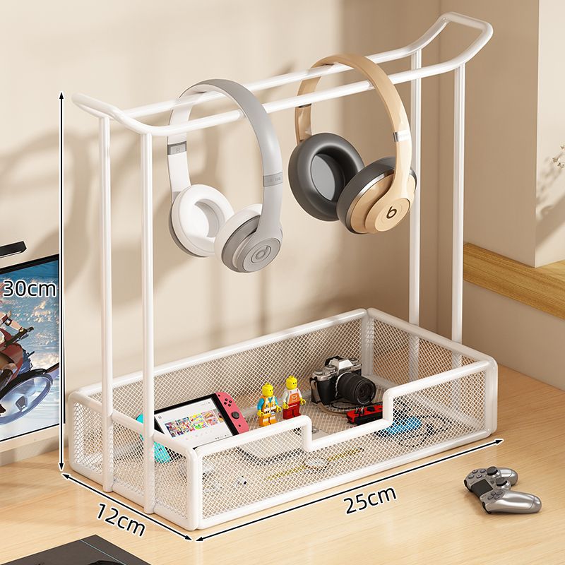 Universal Desktop Headphone Stand Storage Rack Gaming Headset Holder Metal Earbud Stand