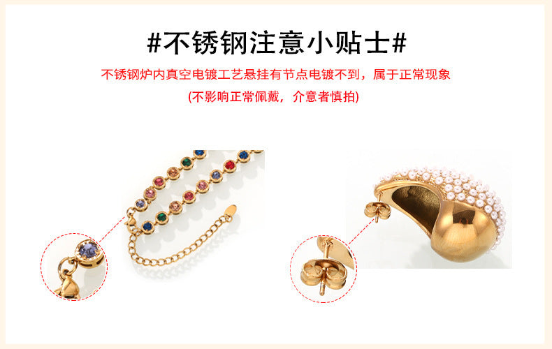 Mili Jewelry New Adjustable Leather Cord Necklace for Women Heavy Craft Curved Design Titanium Steel PVD Plating18k Genuine Gold In Stock