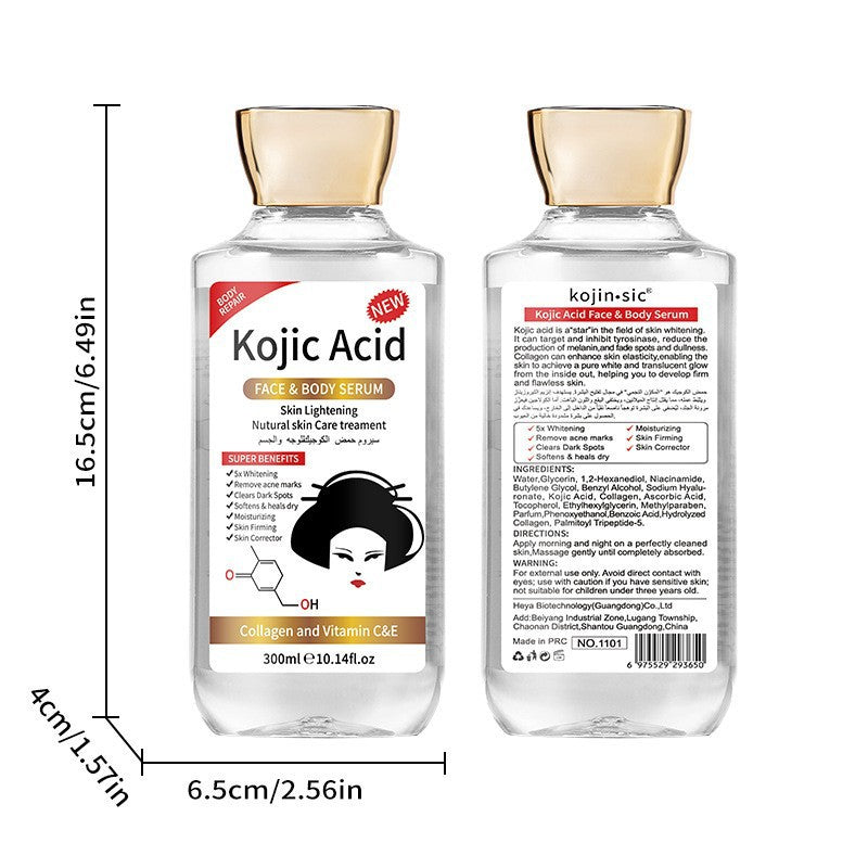 Foreign Trade Kojic Acid Series Full English Body Lotion Long-lasting Fragrance Facial Deep Hydration Moisturizing Cream Cross-border Skincare Products
