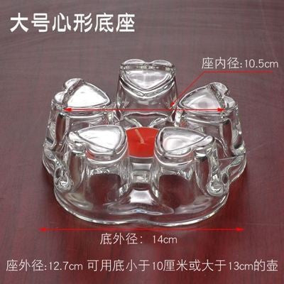 Teapot with Pink Handle Butterfly Teapot High Borosilicate Heat-Resistant Glass Teapot Electric Ceramic Stove Special Tea Brewing Teapot Flower Tea Teapot