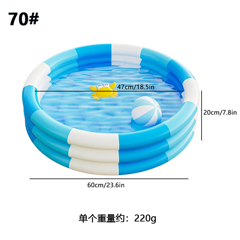 Cross-Border Children's Inflatable Swimming Pool Home Family Pool Thickened Plastic Baby Infant Swimming Pool Ocean Ball Pool