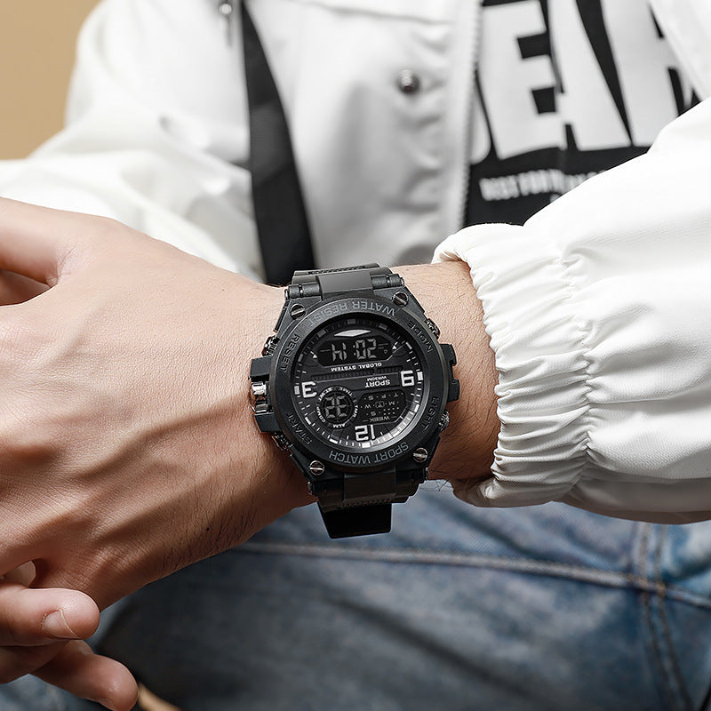 Men's New Series Electronic Watch Special Forces Style Digital Student Watch Men's Anti-fall Alloy
