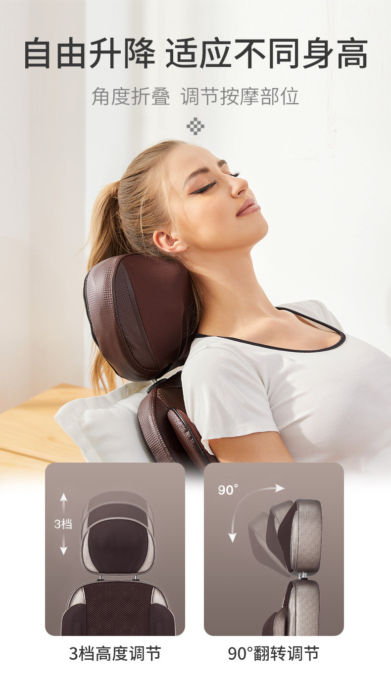 Massage Chair Seat Home Shoulder Neck Massager Neck Back Waist Full Body Electric Massager Multi-Function