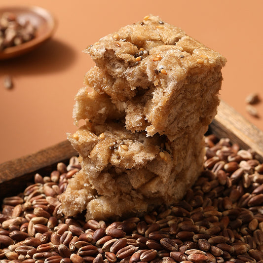 【One piece dropshipping】Sugar-Free Sachima Yam/Buckwheat/Rye Flavor Meal Replacement Satiety Snacks Breakfast Pastries