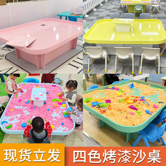Space Sand Table Playground Sand Table Building Block Table Commercial Children's Educational Park Equipment Handmade Toy Experience Table